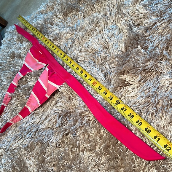 ARIZONA Pink Multi-Striped Swim Top - Picture 7 of 8